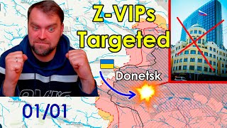 Update from Ukraine  Ukraine Targeted VIP Ruzzain officers in Donetsk  Great start of 2024 [upl. by Nelleus802]