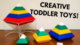 CREATIVE TODDLER TOYS  ImagAbility Wedgits Review [upl. by Tatiania]