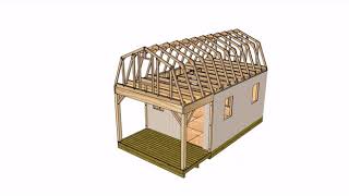 12x22 Shed Home Plans [upl. by Lowry]