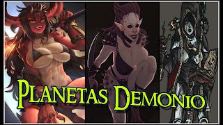 ¡PLANETAS DEMONIO ¡EL HORROR COSMICO DE LOS DIOSES DEL CAOS warhammer40000 w40k warhammer40k [upl. by Jarvis]