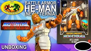 UNBOXING  Masterverse  HEMAN Battle Armor New Eternia  Mattel toys actionfigures unboxing [upl. by Checani540]