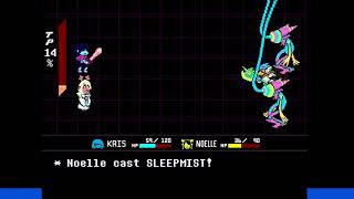 Deltarune Chapter 2 Berdly Boss Battle  How to Beat Berdly PacifistMercy [upl. by Evelin]