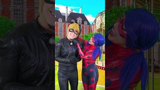 trending superhero catnoir disney ladynoir ladybug miraculousladybug miraculous viralshort [upl. by Bainter]