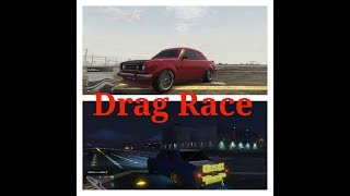 Gta 5 online VAPID RETINUE vs VULCAR WARRENER  Drag Race  Acceleration test Top speed test [upl. by Groves604]