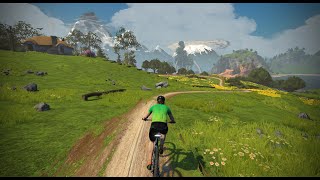 Zwift Repack Ridge Mountain Bike achievement [upl. by Bartle]