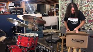 Ludwig Black Beauty Snare Drum Unboxing  8X14 LB408  DemoSound Comparison  Andrew Kahl [upl. by Irual]