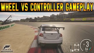 Forza Motorsport Wheel vs Controller Gameplay  Reupload [upl. by Laamak]