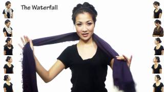 25 Ways to Wear a Scarf in 45 Minutes [upl. by Ri445]