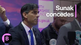 Sunak Concedes UK General Election to Starmer [upl. by Dun]