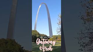 Fun fact The Gateway Arch St Louis Arch stlouis gatewayarch [upl. by Addie]