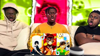 Anime Badass Moments TikTok Compilation Reaction [upl. by Norse82]