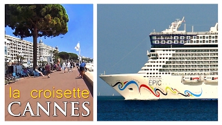 Promenade de la Croisette Cannes  Norwegian Epic tours  Sony AS300 [upl. by Leese771]