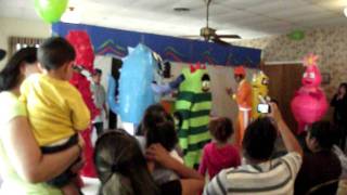 Yo Gabba Gabba Themed Birthday Party Skit 22 [upl. by Man]