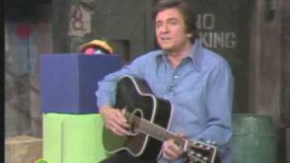 Sesame Street Johnny Cash And Biff Sing Five Feet High [upl. by Karas98]