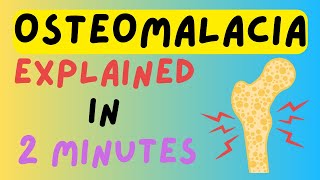 Osteomalacia Explained In 2 Minutes Vitamin D  Calcidiol  Calcitriol  Diagnosis and Treatment [upl. by Herrle]