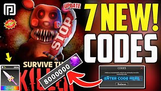 ⚠️UPD💥CODES⚠️SURVIVE THE KILLER ROBLOX CODES 2024  SURVIVE THE KILLER CODES [upl. by Mahon]