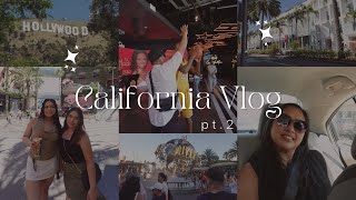 California VLOG pt 2  Universal Studios Hollywood Hollywood Boulevard and Beverly Hills [upl. by Noiemad]