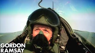 Cooking for RAF Pilots  Gordon Ramsay [upl. by Lanza]