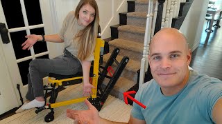 Can this wheelchair Really Climb STAIRS  Mobile Stairlift [upl. by Diarmid]