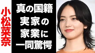 【衝撃】小松菜奈の真の国籍がヤバい！意外な実家の家業に驚きを隠せない！ [upl. by Htebazila241]