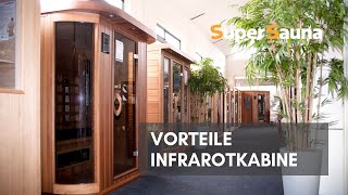 Infrarotkabine Vorteile  SuperSauna® [upl. by Dnalro277]