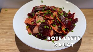 Rote Beete Salat in 3min einfach schnell und lecker [upl. by Landing]