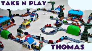 Massive Take N Play Thomas And Friends Toy Train Set [upl. by Enieledam]