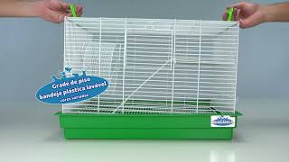 Gaiola ideal para Hamster Sírio [upl. by Okiman]