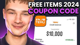 The Ultimate TEMU Coupon Code  active promo codes for free gifts stuff 2024 [upl. by Minier]