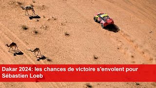 Dakar 2024 les chances de victoire senvolent pour Sébastien Loeb [upl. by Mortensen]