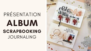 ALBUM SCRAPBOOKING   quotJournalingquot  par Juliette Scraplife [upl. by Paza]