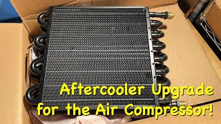 Aftercooler for 60 Gallon Harbor Freight Air Compressor [upl. by Percival144]