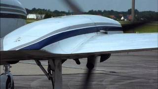 ✈ Cessna 340 II DISPE engine start and taxi  Flugservice Bautzen GmbH [upl. by Portugal]