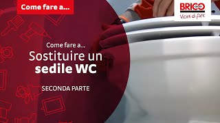 Come Fare a  Sostituire un sedile WC  Seconda parte  Bricocenter [upl. by Ilujna885]