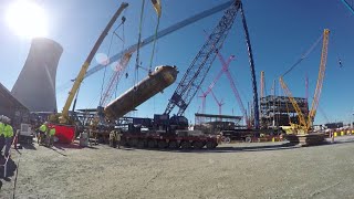 Vogtle Unit 3 pressurizer timelapse video [upl. by Earised382]