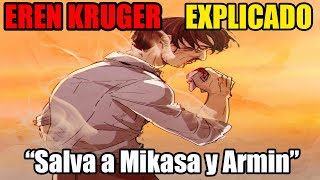 quotSALVA A MIKASA Y ARMINquot EREN KRUGER  SHINGEKI NO KYOJIN TEORIA 98 [upl. by Timofei]