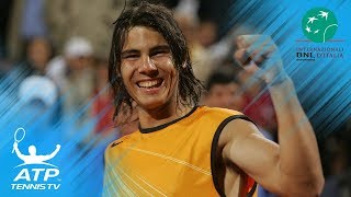 Rafa Nadal vs Guillermo Coria Rome 2005 Final Best Shots amp Highlights [upl. by Christianson]