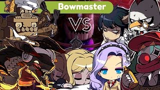 Maplestory GMS Bowmaster 5th Job Bossing [upl. by Nyleve]