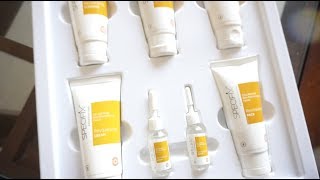 Facial Kit Review SPECIFIX Cell Renew Skin Revitalising Kit [upl. by Stulin555]