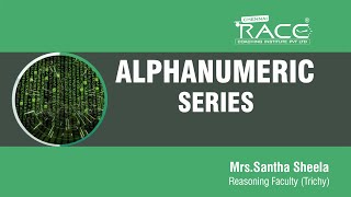 Alphanumeric Series Reasoning Tricks in TAMIL  SBI PO amp Clerk 2020  MrsSantha Sheela [upl. by Silera919]