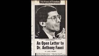 An open Letter to Fauci 1988 [upl. by Eiddal]