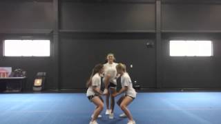 Advanced Cheerleading Stunt Progression Elevator Prep [upl. by Aruam]