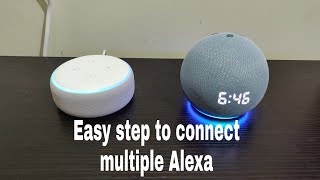 How to connect 2 echo devices [upl. by Onirefes286]