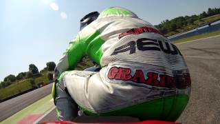 On board Matteo Mantegazza 22 Yamaha R6 Franciacorta test [upl. by Bromleigh]