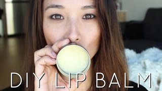 DIY Lip Balm  100 Natural Ingredients [upl. by Opiuuk]