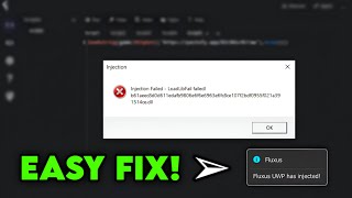 How to Fix Fluxus Injection Failed Error  Roblox Fluxus Injection Error Solution [upl. by Marienthal421]