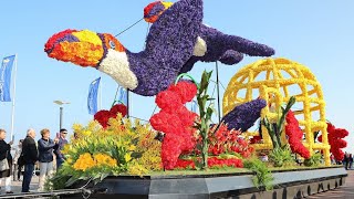 The making of the Van der Valk float  Dutch Flower Parade  Bloemencorso 2022 [upl. by Celestia423]