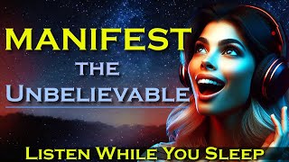 MANIFEST The UNBELIEVABLE  Manifest While You Sleep MEDITATION [upl. by Tenaj190]