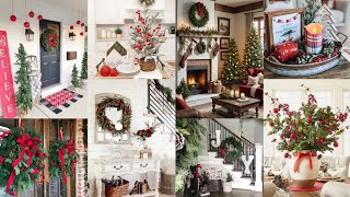 100 Most Beautiful Trendy Christmas Holiday Home Decoration Ideas 💡  Xmas Decoratios2025 2024 [upl. by Oelak]