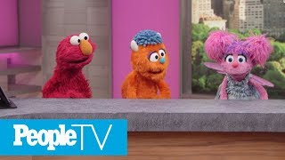 Kids Interview The Stars Of Sesame Street Including Elmo Abby Cadabby amp More  PeopleTV [upl. by Dedric]